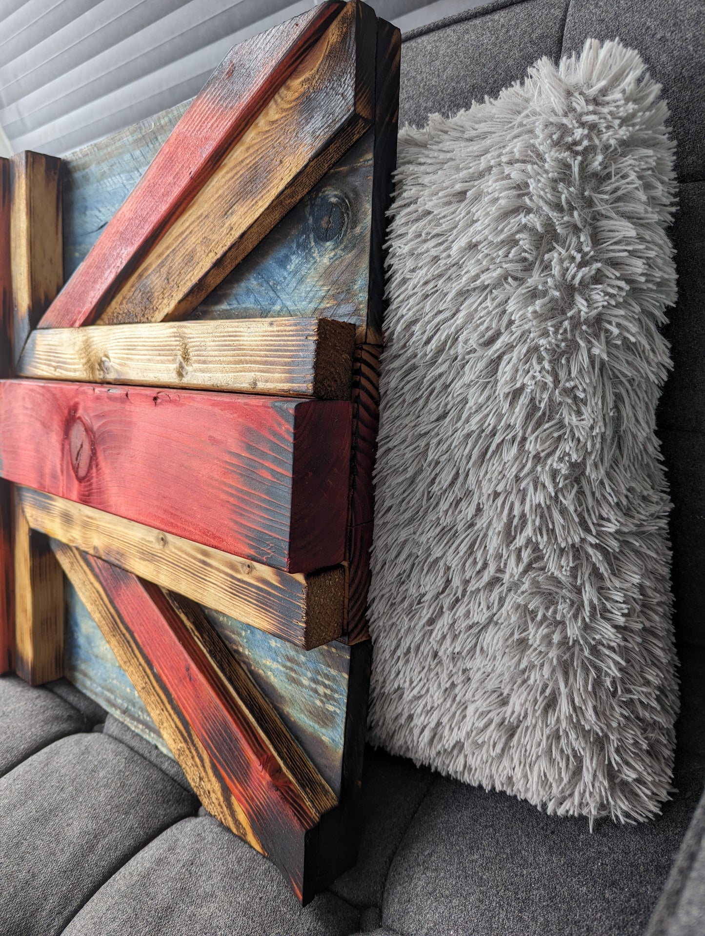 3D Union Jack Rustic Wall Art