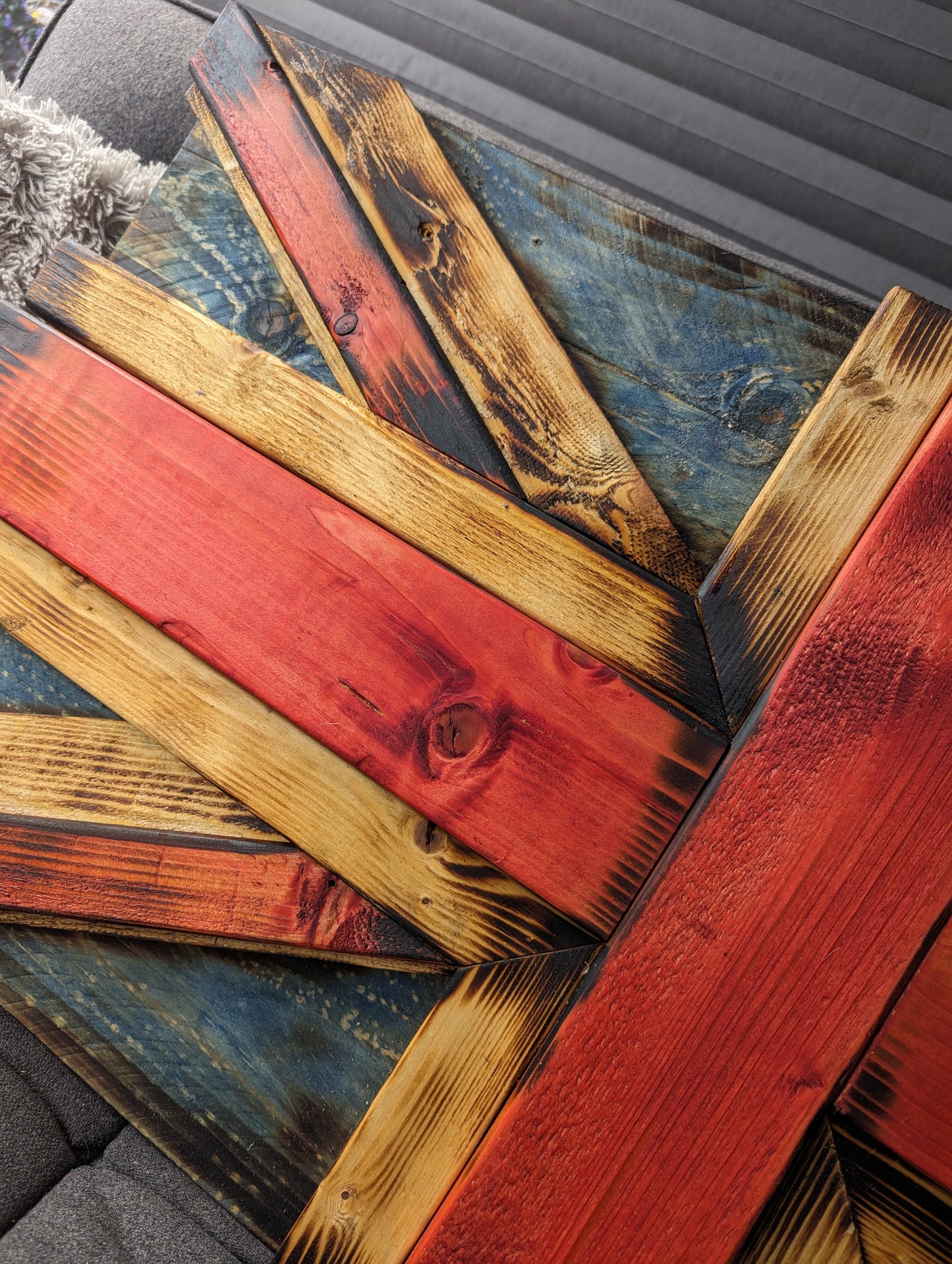 3D Union Jack Rustic Wall Art