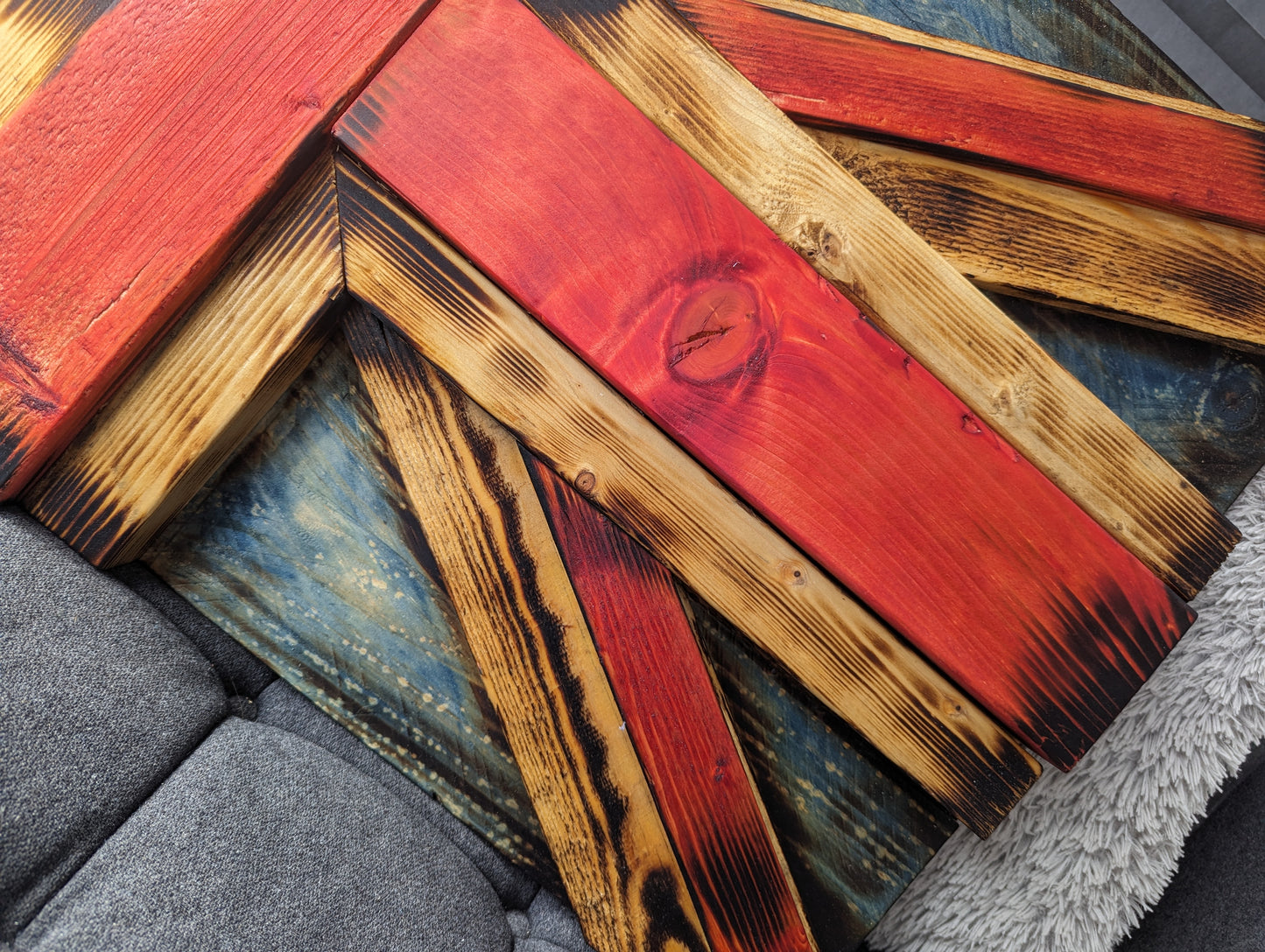 3D Union Jack Rustic Wall Art